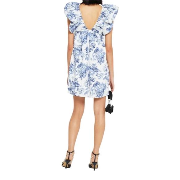 o.p.t. Didi Dress Blue Size Medium NWT - Picture 9 of 10